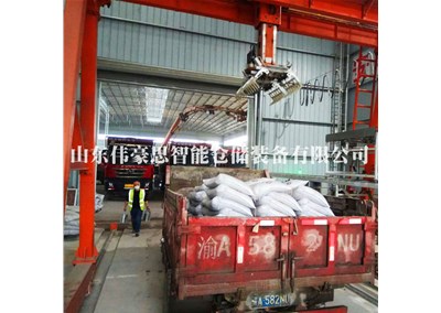 袋裝大米自動裝車設(shè)備的工藝路線是什么？