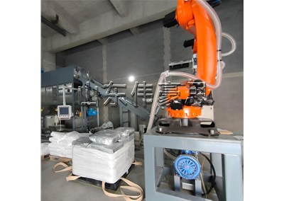 氯化鈣自動(dòng)拆垛設(shè)備 拆垛機(jī)械手設(shè)備簡(jiǎn)介