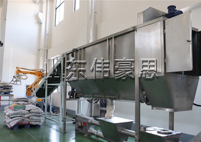 氧化鈣全自動拆垛拆包線是如何工作的？