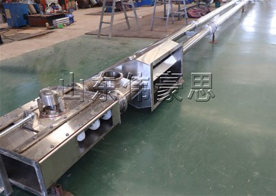 氯化鉀管鏈?zhǔn)捷斔蜋C 管鏈粉料輸送機簡介